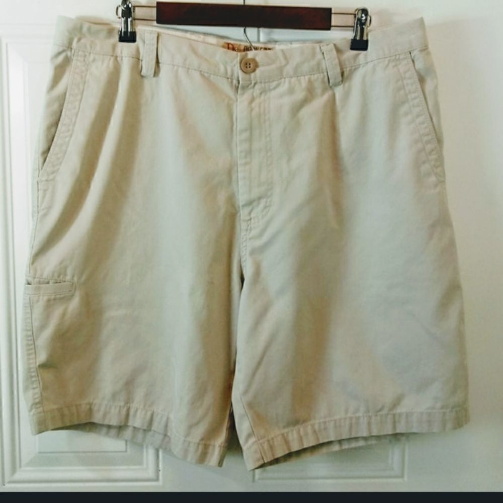 Dockers washed khaki flat front relaxed fit